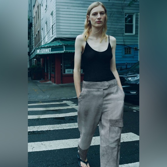 ZARA FW 2023/2024 TIR DYE LIMITED EDITION PANTS SZ SMALL 8017/708 - Picture 1 of 6